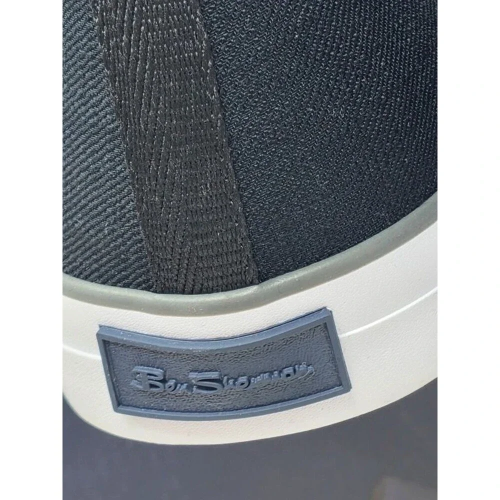 Ben Sherman Dorset Lo Canvas Sneakers Black on Black Low Top Men's Size Variety